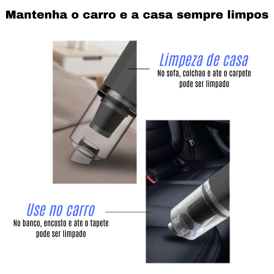 Aspirador de pó portátil, linha premium